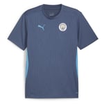 Manchester City Tränings T-Shirt - Inky Blue/Magic Blue - PUMA, storlek Large