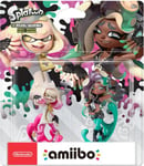 Amiibo Nintendo Splatoon Algues Et Nori Pearl / Marine Personnages Lot Nintendo