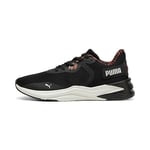 Puma Women Disperse Xt 3 Wn'S Animal Remix Road Running Shoes, Puma Black-Warm White, 3.5 UK