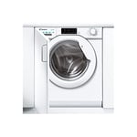 CANDY CBD 475D1E Integrated Washer Dryer, 8kg Wash & 5kg Dry, 1400 rpm, Quick Washes, Hygiene Cycle, White