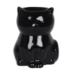 Black Cat Oil burner  Great HALLOWEEN Gift  1 FREE TEALIGHT CANDLE  FI_11638