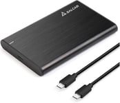 Boîtier de Disque Dur USB 3.1 vers SATA, Boîtier Externe pour 7mm 9,5mm HDD et SSD SATA de 2.5"", Support UASP et Perfectionnement de SSD Pas Besoin d''Outils USB C Câble