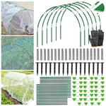 Arceaux Serre De Jardin, Arceaux pour Serre Tunnel, Cerceau de Serre de Jardin, Cerceau pour Serre de Jardin, Kit De Maison De Cerceau De Jardin, Garden Arceaux pour Serre Tunnel