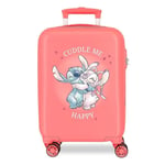 Stitch Cuddle Me Valise Cabine 50cm ABS Rigide Trolley Enfants Bagage à Main