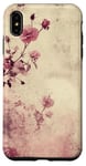 Coque pour iPhone XS Max Rose grunge douce subtile florale vintage