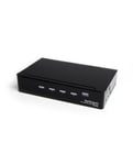 StarTech.com Répartiteur vidéo et amplificateur de signal HDMI haute vitesse à 4 ports avec audio