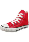 CONVERSE Mixte enfant Youths Chuck Taylor All Star Hi Baskets, Red, 33 EU