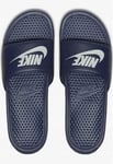 Nike Unisex Benassi Slip On Sliders in Midnght Navy - Size UK 7