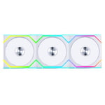 Lian Li UNI SL WIRELESS RGB 120mm Reverse Flow Fan Triple Pack - White