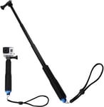 Perche à Selfie pour GoPro, Perche Telescopique pour Caméra Sport, Perche Telephone, Selfie Stick Compatible avec GoPro Hero 12/1110/9/8/7, One R/RS,DJI Osmo Action caméras d'action