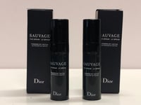 2x DIOR SAUVAGE THE SERUM  LE SÈRUM - POWERED BY CACTUS 5mlx2=10ml