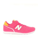 New Balance Girls Girl's Juniors 373 Trainers in Pink white - Pink & White Suede - Size UK 11.5 Kids