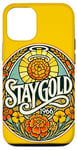 Coque pour iPhone 13 Pro Stay Gold Illustration Souci et verge d'or