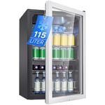 Bomann, 115L drinks fridge, LED interior lighting, KSG7288, Black