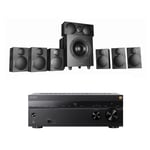 Sony TA-AN1000 7.12 Ch 8K Dolby Atmos AV Amplifier with Wharfedale DX3 HCP 7.1 Black Speaker Package