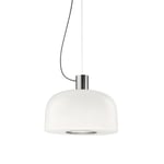 Flos - Bellhop Glass S2 pendel lys blank aluminium - Pendellamper - edward-barber-jay-osgerby - Sølv