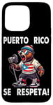 Coque pour iPhone 15 Pro Max Porto Rico Se Respeta Boricua Bear PR Drapeau