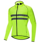 Wosawe-Veste De Pluie De Cyclisme À Haute Visibilité,Maillot Multifonction,Coupe-Vent À Vaccage Rapide,Pour Vélo De Route Et Vtt