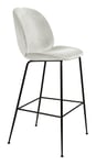 Beetle Bar Chair 75 cm Fully Upholstered Black Matt Base - Pg B