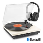 Record Player with Speakers, Bluetooth Headphones and Vinyl to MP3 USB - RP113C