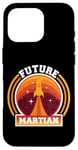 iPhone 16 Pro Mars Planet Future Martian Retro Vintage Oldschool Case