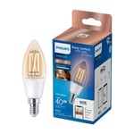 Philips Cl Filament-smartpære 4, 9W C35 E14