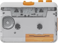 Lecteur de cassettes portable - Cassette vers MP3/CD via USB Compatible avec les ordinateurs portables et PC, 218SP Cassette Tape-to-MP3 Converter