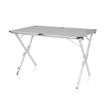 Campart table de camping pliable Louisiana - Pour 4 personnes - Supporte jusqu'à 30 kg - Sac de rangement inclus