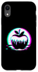 Coque pour iPhone XR Apple Glitch - Amateur de fruits de pomme vintage