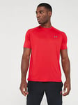 UNDER ARMOUR Tech 2.0 Short Sleeve T-shirt - Red/Grey, Red/Grey, Size 2Xl, Men