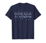 Snow Is Fallin' Merry Christmas Everyone Bob Heatlie Lyric T-Shirt