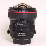 Canon Used TS-E 17mm f/4L Manual Focus Tilt Shift Lens