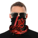 SVDziAeo Darth Maul Star Wars Variety Turban Washable Face Neck Warmer Scarf Balaclava Unisex Soft Windproof Novelty Headband For Sports Hiking