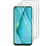 Widrt Lot de 3, Verre Trempé Compatible avec Huawei P40 Lite, Film Protection écran - Anti Rayures - sans Bulles d'air -Ultra Résistant (HD Ultra Transparent) pour Huawei P40 Lite