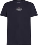 Tommy Hilfiger RWB Hilfiger Tee MW0MW38980 T-Shirt S/S, Blue (Desert Sky), XL Homme