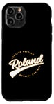 Coque pour iPhone 11 Pro Funny Personalized First Name Design for Roland