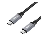 Aukey - Usb-Kabel - 24 Pin Usb-C (Hane) Till 24 Pin Usb-C (Hane) - Usb 2.0 - 2.4 A - 2 M