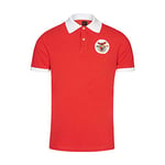 Benfica SL 70's Polo Pull Homme, Rouge/Blanc, M