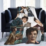 shenguang Louis Partridge Air Conditioning Throw Blanket Fleece Blanket Throw Extra Soft 3D Fashion Printed Perfect for Couch Bed Sofa All Season for Kids Teenager Adults 50"x40"