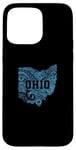 iPhone 15 Pro Max Ohio Pattern in Map USA America Case