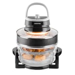 GEEPAS Turbo 12L Halogen Convection Oven Cooker Air Fryer Fast Health Cooking