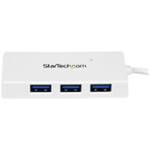 StarTech.com Bärbar SuperSpeed mini USB 3.0-hubb med 4 portar