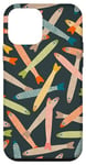 iPhone 12 mini ANCHOVIES Fun Cute Retro Fish - Tossed - Vintage Colors Case