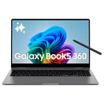 Samsung Galaxy Book5 360 15.6", Copilot+PC, Ordinateur Portable avec IA, Processeur Intel Core Ultra 7, Mémoire 16Go RAM, Stockage 512Go, Clavier AZERTY FR, Anthracite