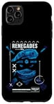 Coque pour iPhone 11 Pro Max Sniper Elite Renegades Faction Multijoueur Logo Bleu