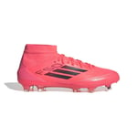 adidas F50 Pro Mid FG Vivid Horizon - Turbo/Aurora Black/Sølv Dame - Gress (FG), størrelse 44