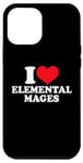 iPhone 14 Pro Max I Heart Elemental Mages, I Love Elemental Mages Custom Case