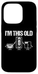 Coque pour iPhone 14 Pro I'm This Old (Cassette, VHS, Floppy Disk) - Funny 80s Novelty