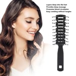 9 Row Vent Hair Brush For Quick Blow Drying Massage Scalp Anti Tangling With