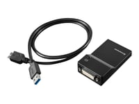 Lenovo Usb 3.0 To Dvi/Vga Monitor Adapter - Ekstern Videoadapter - Usb 3.0 - Dvi